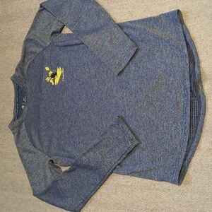 Mens Nike Team Dri Fit Pittsburgh Steelers Steely McBeam Logo Long Sleeve Shirt